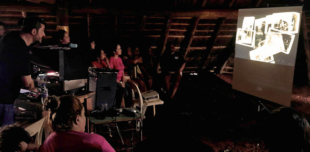 vidéo-mallette - tela sonora 2024